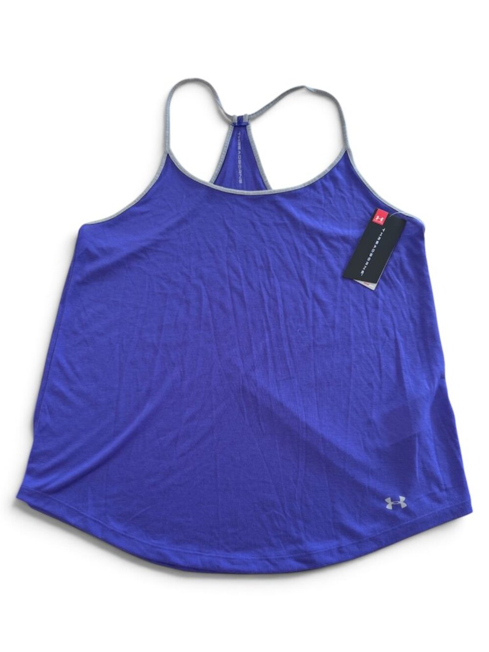 NWT Women's Under Armour Threadborne Purple Tank Top XL